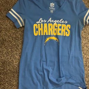Chargers football tee